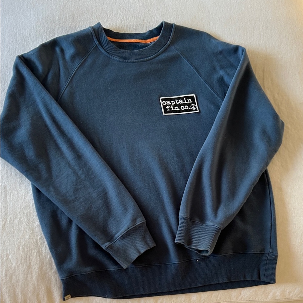 Captain fin co Men's Blue Sweater